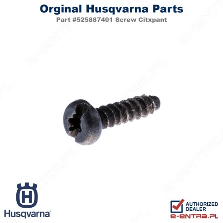 Śruba kasety sprężyny rozrusznika pilarki Husqvarna