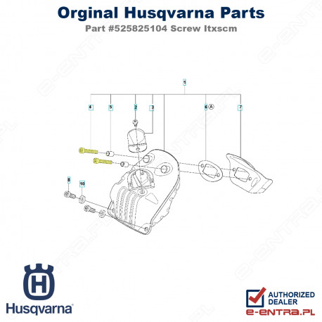Śruba MC6S 6X35 pilarki Husqvarna