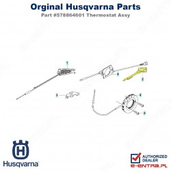 Termostat pilarki Husqvarna, kompletny