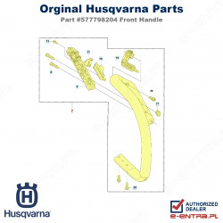 Uchwyt przedni pilarki Husqvarna 550 XP