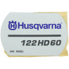 Naklejka rozrusznika nożyc do żywopłotu Husqvarna 122 HD60