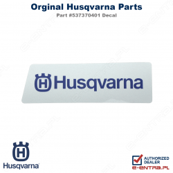 Etykieta pilarki Husqvarna