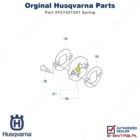Sprężyna sprzęgła Husqvarna