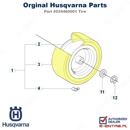 Opona ridera Husqvarna