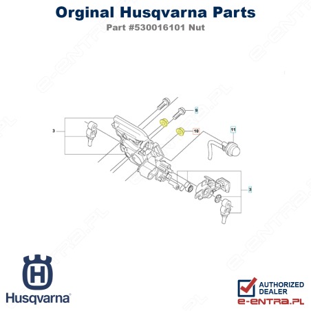 Nakrętka śruby pilarki Husqvarna