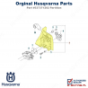 Przegroda izolacyjna wykaszarki Husqvarna 135, 336FR, 535RX, 535RXT, 537371202