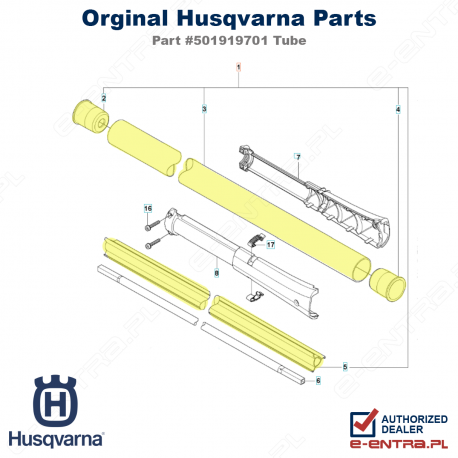 Rura wykaszarki Husqvarna