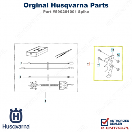 Ostroga pilarki Husqvarna