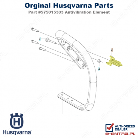 Amortyzator uchwytu pilarki Husqvarna