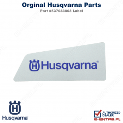 Naklejka pilarki Husqvarna