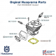 Uszczelka cylindra 357XP