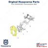 Przegroda pośrednia pilarki Husqvarna 445, 445II, 450, 450II, 544083801
