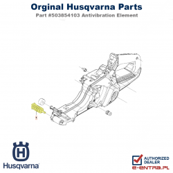 Sprężyna antywibracyjna pilarki Husqvarna