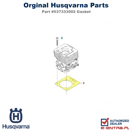 Uszczelka cylindra wykaszarki Husqvarna