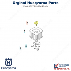 Pokrętło pilarki Husqvarna