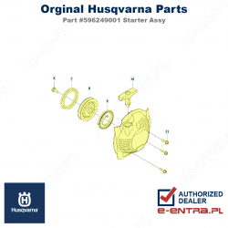 Zespół rozrusznika wykaszarki Husqvarna 525