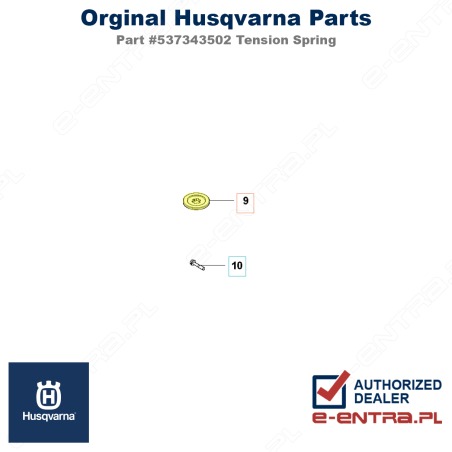 Tarcza pędna wykaszarki Husqvarna