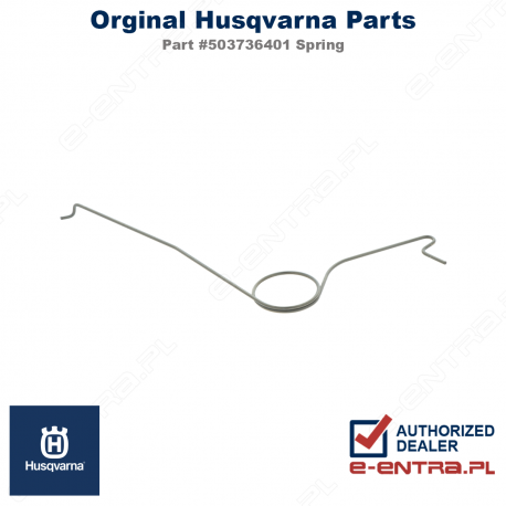 Sprężyna dźwigni gazu pilarki Husqvarna