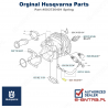 Zaślepka wydechu pilarki Husqvarna 336, 338XPT, 339XP, 357XP, 537180001