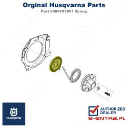 Sprężyna rozrusznika pilarki Husqvarna
