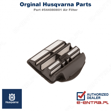 Filtr powietrza pilarki Husqvarna 445, 445II, 450, 450II, 544080801