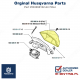 Filtr powietrza pilarki Husqvarna 51,55, 503898102