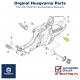 Amortyzator tylny twardy pilarki Husqvarna 565, 572XP, 577062701