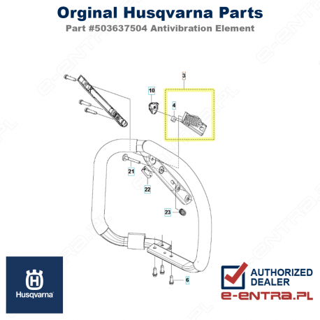 Amortyzator pilarki Husqvarna 572 XP/XPG