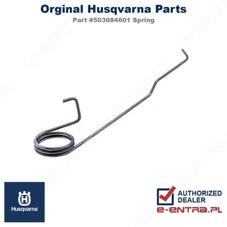Sprężyna dźwigni gazu pilarki Husqvarna 254XP, 503084601