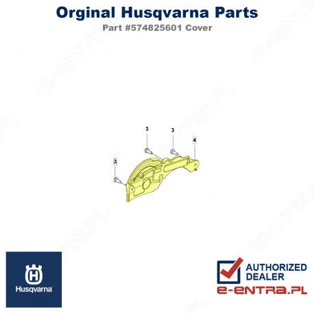 Osłona hamulca pilarki Husqvarna