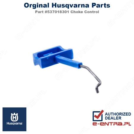 Dźwignia ssania pilarki Husqvarna 395, 537018301