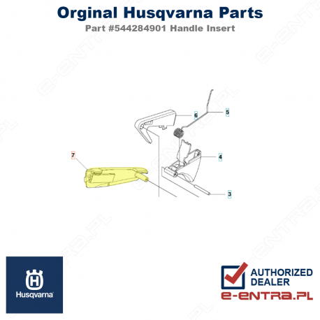 Wkładka uchwytu pilarki Husqvarna