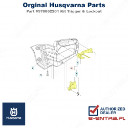 Zestaw przepustnicy pilarki Husqvarna