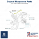 Cięgno gazu pilarki Husqvarna 51, 55, 501778002