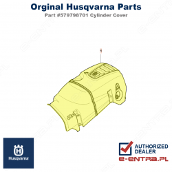Pokrywa cylindra pilarki Husqvarna