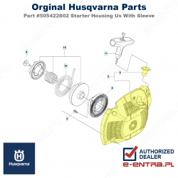 Obudowa rozrusznika pilarki Husqvarna