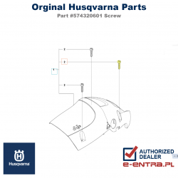 Śruba pilarki Husqvarna