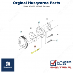 Śruba pilarki Husqvarna