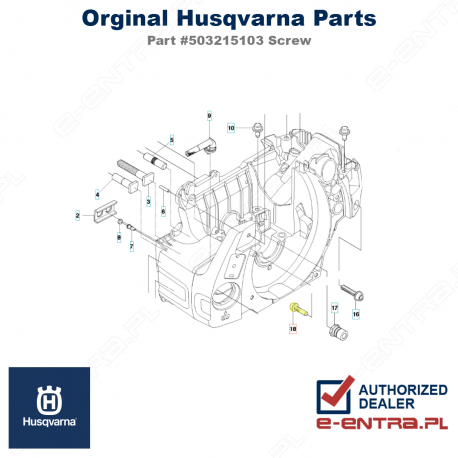 Śruba pilarki Husqvarna