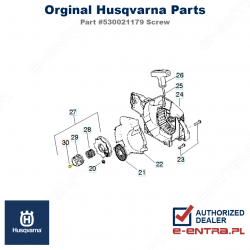 Śruba pilarki Husqvarna