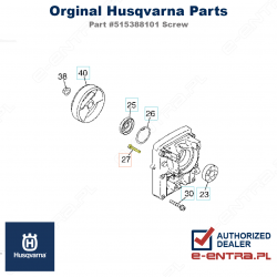 Śruba pilarki Husqvarna