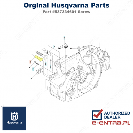 Śruba prowadnicy Husqvarna