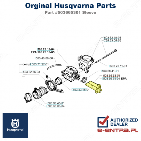 Nakładka śruby pilarki Husqvarna