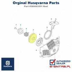 Koło linowe pilarki Husqvarna 543 XP