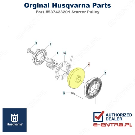 Koło linowe pilarki Husqvarna