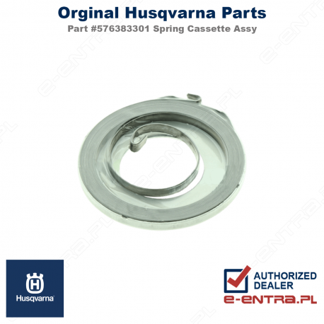 Zestaw sprężyn rozrusznika pilarki Husqvarna 543 XP