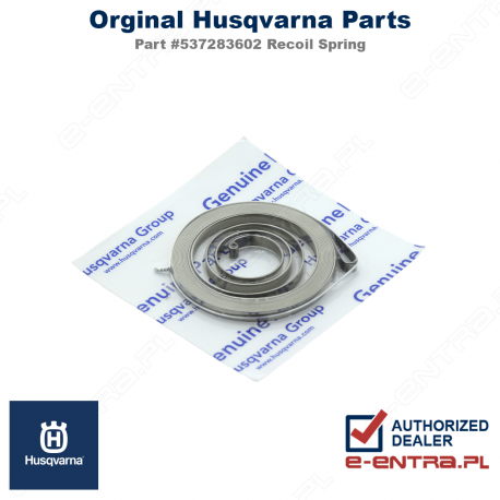Sprężyna rozrusznika pilarki Husqvarna