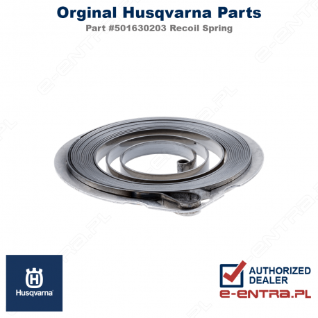 Sprężyna rozrusznika pilarki Husqvarna