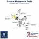 Koło linowe pilarki Husqvarna 51, 55, 505303735