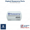 Naklejka pilarki Husqvarna 450, 544377002